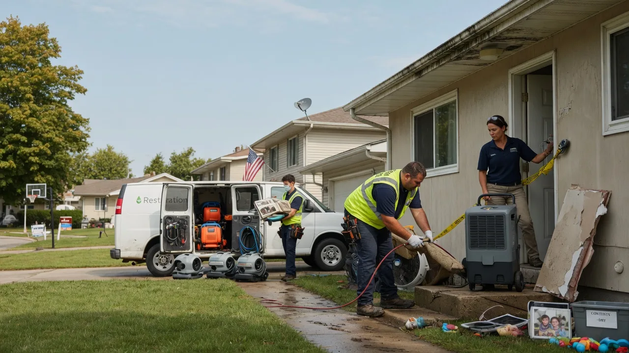 Water Damage Restoration in Little River, KS near me